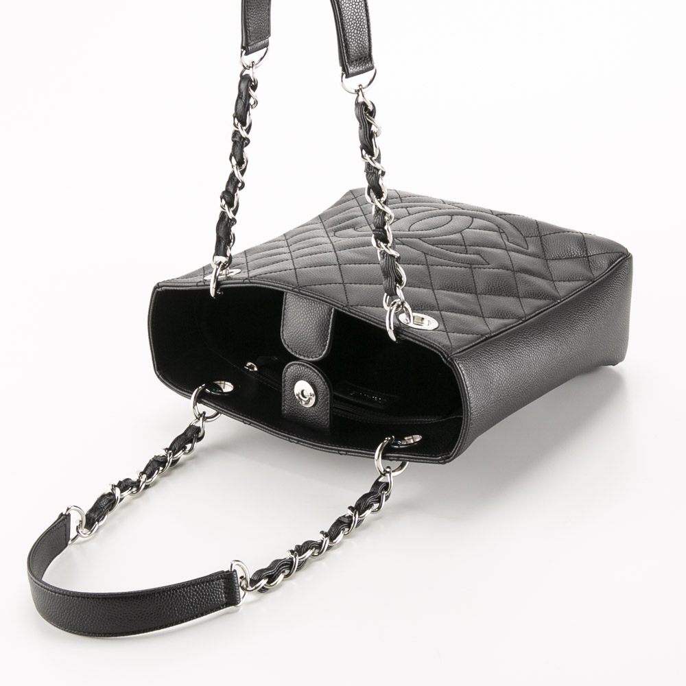 【ヴィンテージ・中古】シャネル CHANEL キャビアスキン PST チェーントートバッグ A50994【FITHOUSE ONLINE SHOP】