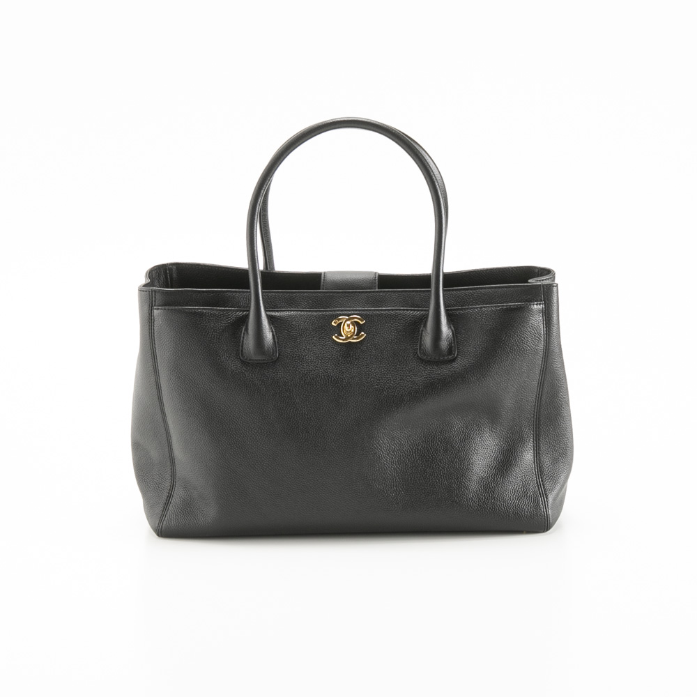 【ヴィンテージ・中古】シャネル CHANEL ハンド・トートバッグ エグゼクティブ トート ターンロック A15206【FITHOUSE ONLINE SHOP】