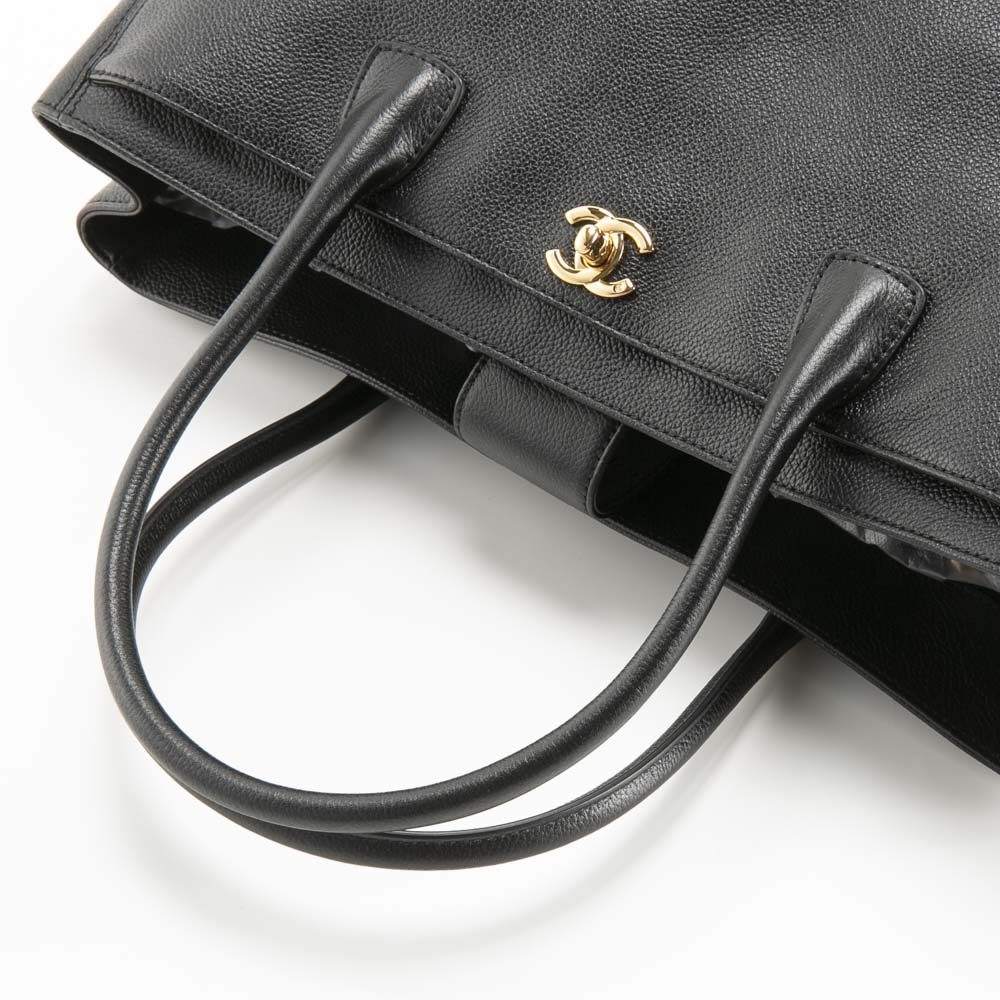 【ヴィンテージ・中古】シャネル CHANEL ハンド・トートバッグ エグゼクティブ トート ターンロック A15206【FITHOUSE ONLINE SHOP】
