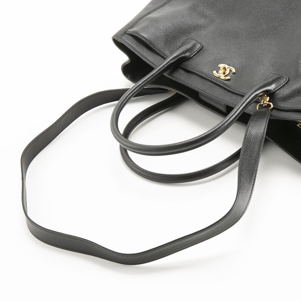 【ヴィンテージ・中古】シャネル CHANEL ハンド・トートバッグ エグゼクティブ トート ターンロック A15206【FITHOUSE ONLINE SHOP】