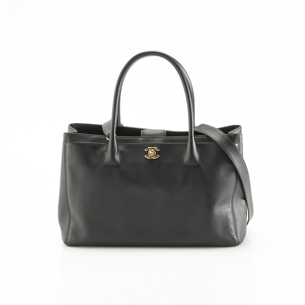 【ヴィンテージ・中古】シャネル CHANEL ハンド・トートバッグ エグゼクティブ トート ターンロック A15206【FITHOUSE ONLINE SHOP】