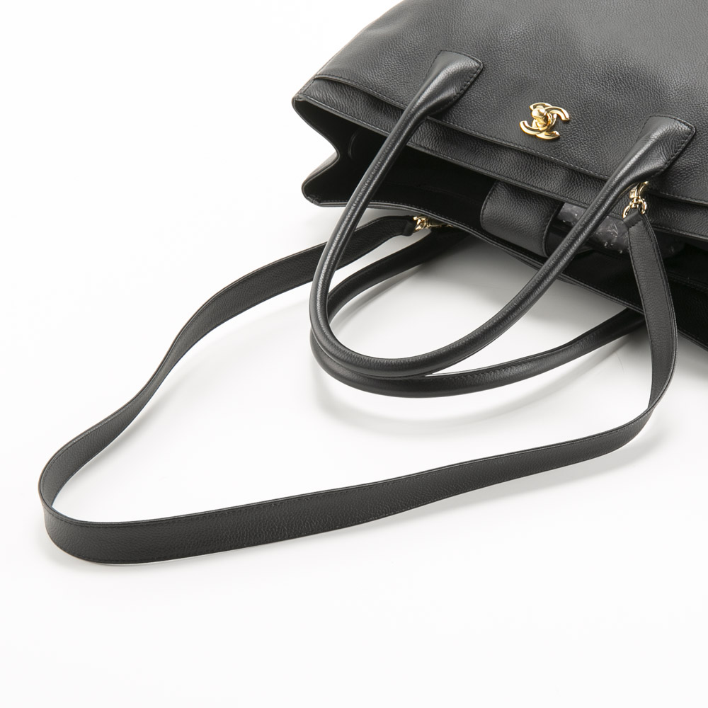 【ヴィンテージ・中古】シャネル CHANEL ハンド・トートバッグ エグゼクティブ トート ターンロック A15206【FITHOUSE ONLINE SHOP】