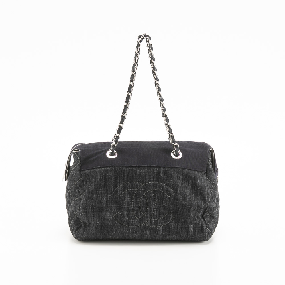 【ヴィンテージ・中古】シャネル CHANEL デニム ココマーク チェーンショルダーバッグ A48735【FITHOUSE ONLINE SHOP】