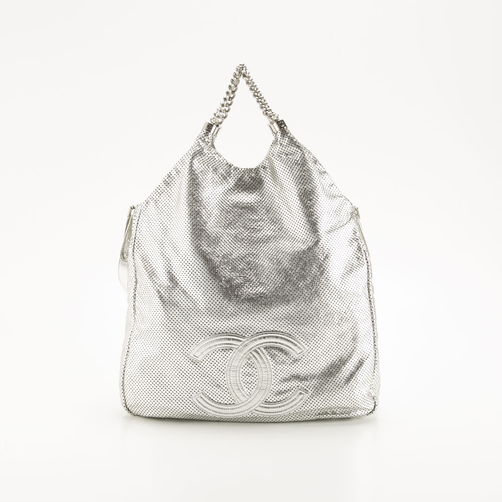 【ヴィンテージ・中古】シャネル CHANEL トートバッグ パンチングレザー ココマーク 2WAYバッグ【FITHOUSE ONLINE SHOP】