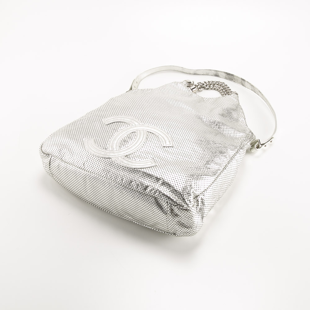 【ヴィンテージ・中古】シャネル CHANEL トートバッグ パンチングレザー ココマーク 2WAYバッグ【FITHOUSE ONLINE SHOP】