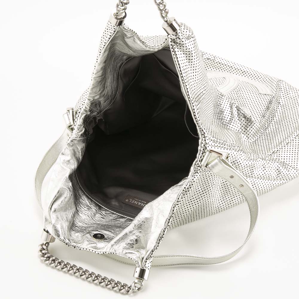 【ヴィンテージ・中古】シャネル CHANEL トートバッグ パンチングレザー ココマーク 2WAYバッグ【FITHOUSE ONLINE SHOP】