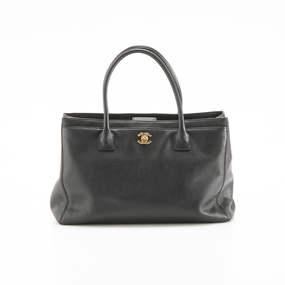 【ヴィンテージ・中古】シャネル CHANEL トートバッグ エグゼクティブ トート ターンロック A15206【FITHOUSE ONLINE SHOP】