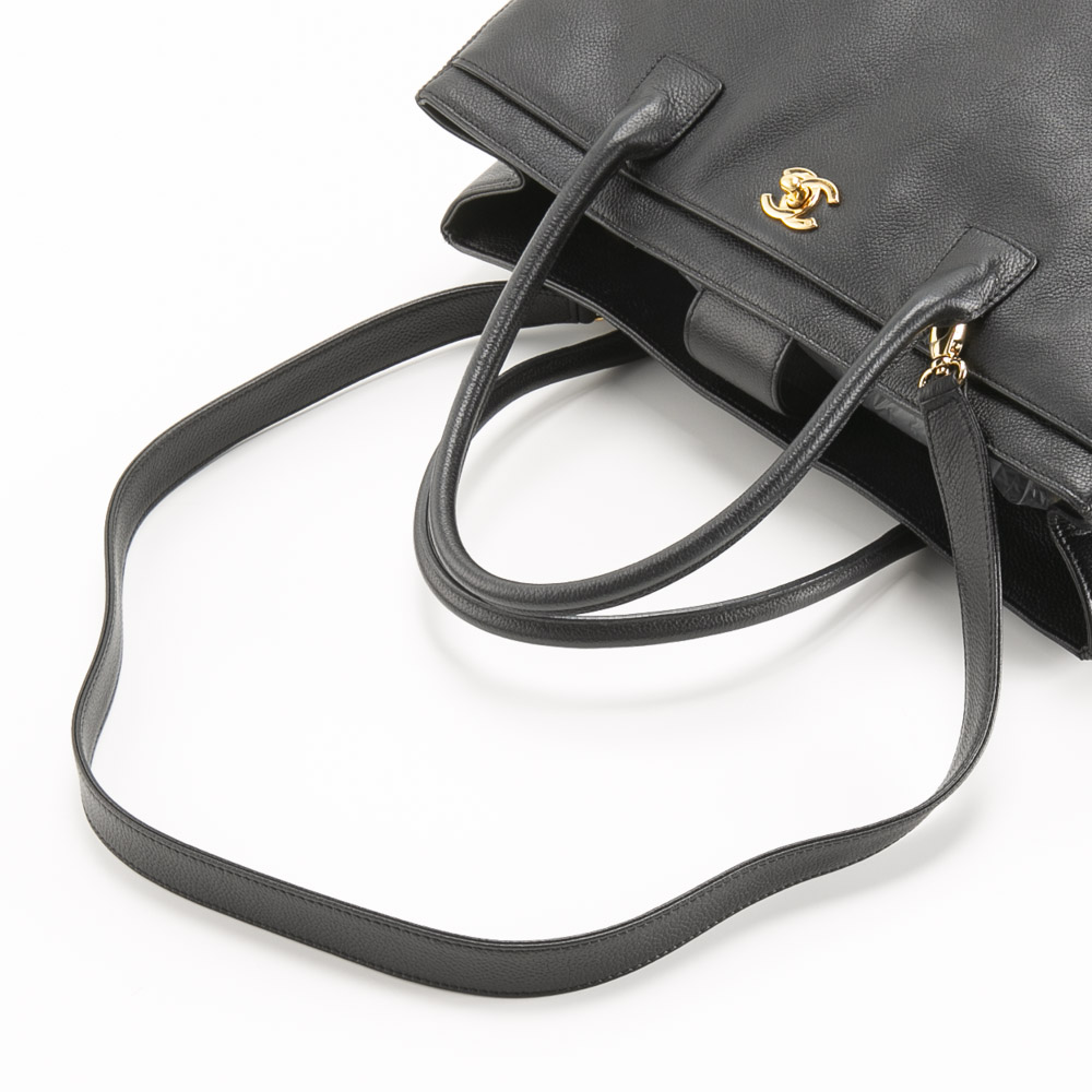 【ヴィンテージ・中古】シャネル CHANEL トートバッグ エグゼクティブ トート ターンロック A15206【FITHOUSE ONLINE SHOP】