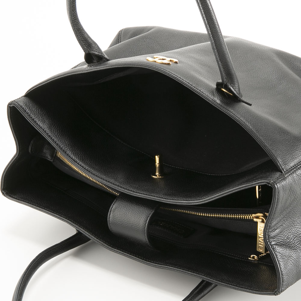 【ヴィンテージ・中古】シャネル CHANEL トートバッグ エグゼクティブ トート ターンロック A15206【FITHOUSE ONLINE SHOP】