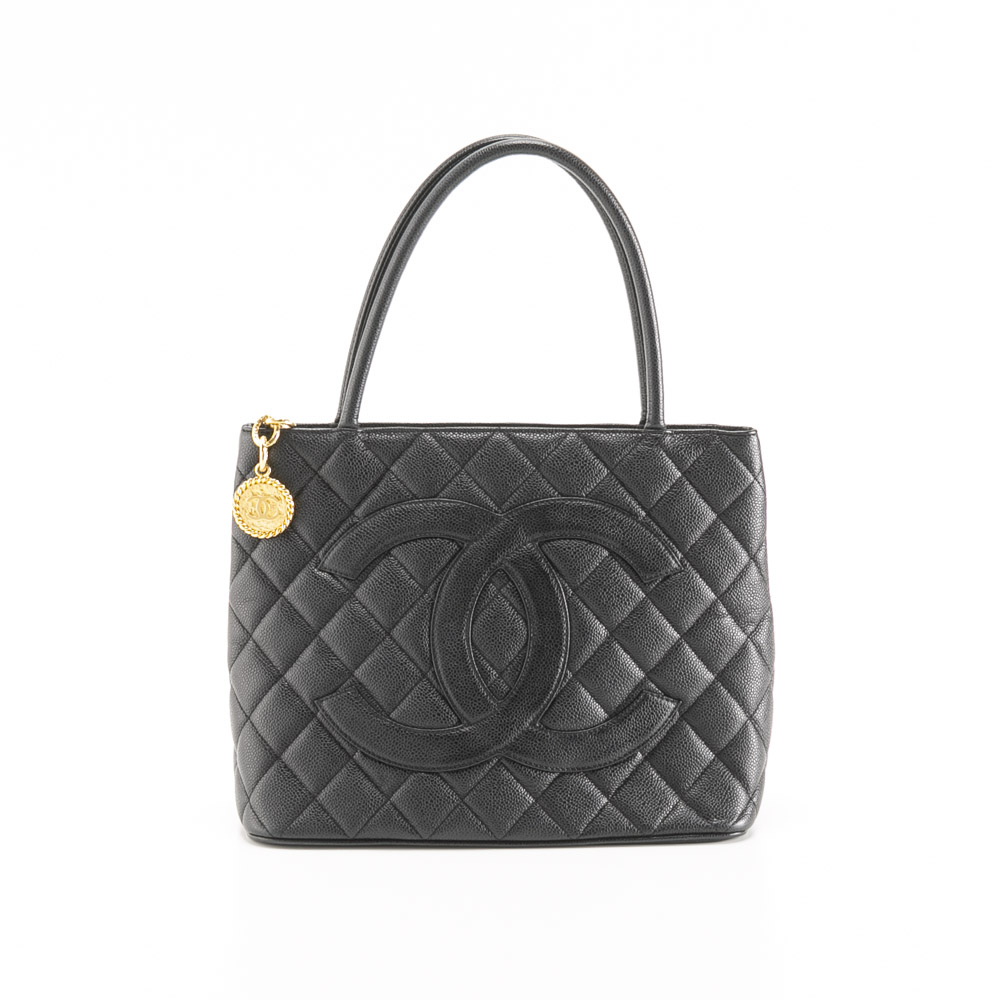 【ヴィンテージ・中古】シャネル CHANEL キャビアスキン 復刻 トートバッグ A01804【FITHOUSE ONLINE SHOP】