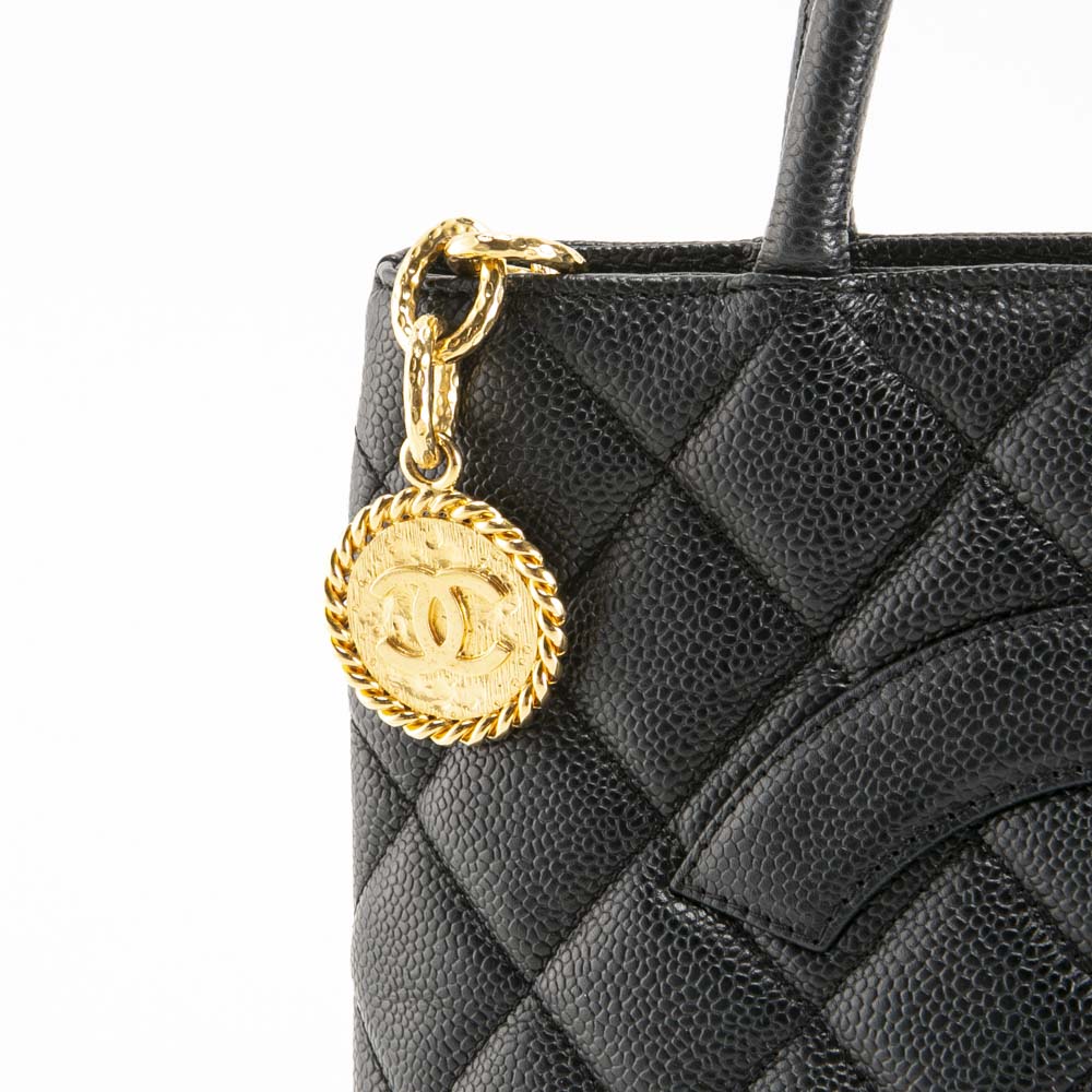 【ヴィンテージ・中古】シャネル CHANEL キャビアスキン 復刻 トートバッグ A01804【FITHOUSE ONLINE SHOP】