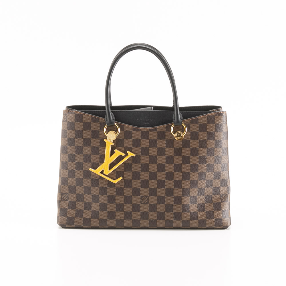 【ヴィンテージ・中古】ルイ･ヴィトン LOUIS VUITTON ハンドバッグ ダミエ LVリバーサイド N40050【FITHOUSE ONLINE SHOP】