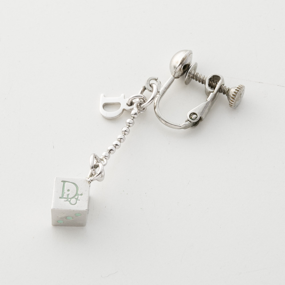 【ヴィンテージ・中古】ディオール DIOR サイコロイヤリング【FITHOUSE ONLINE SHOP】