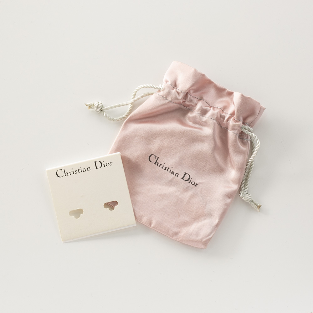 【ヴィンテージ・中古】ディオール DIOR トロッター スクエアイヤリング【FITHOUSE ONLINE SHOP】