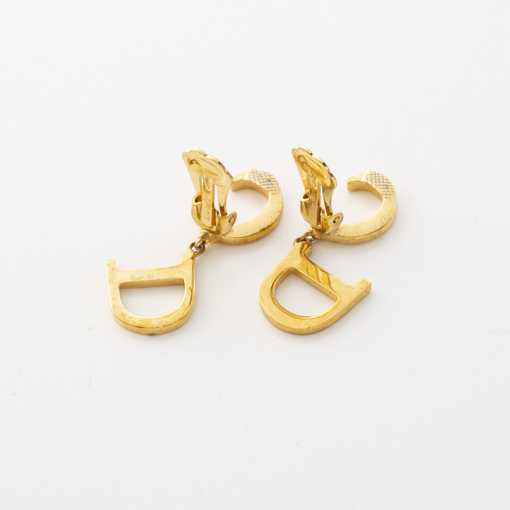 【ヴィンテージ・中古】ディオール DIOR CDロゴイヤリング【FITHOUSE ONLINE SHOP】