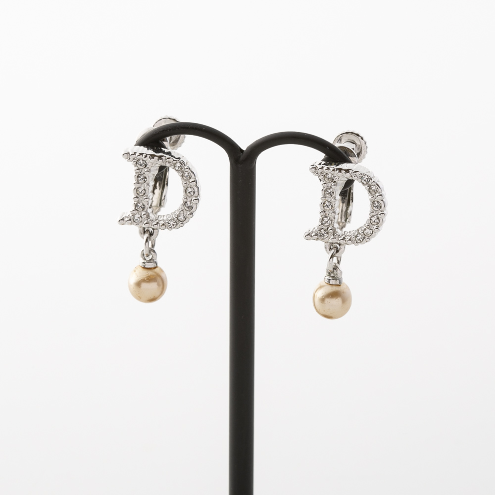 【ヴィンテージ・中古】ディオール DIOR Dパールイヤリング【FITHOUSE ONLINE SHOP】