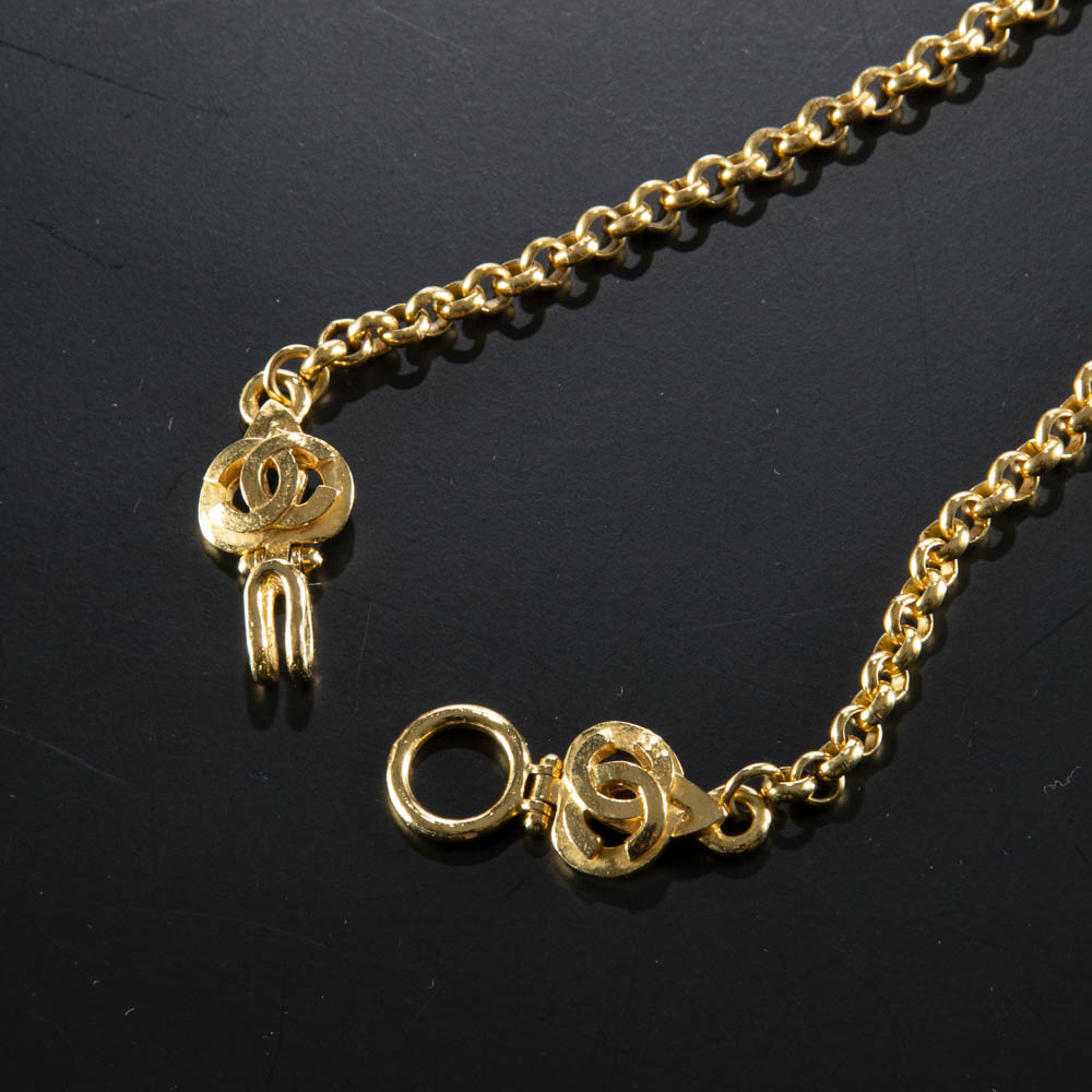 ヴィンテージ・中古】シャネル CHANEL 太チェーンデカココネックレス 