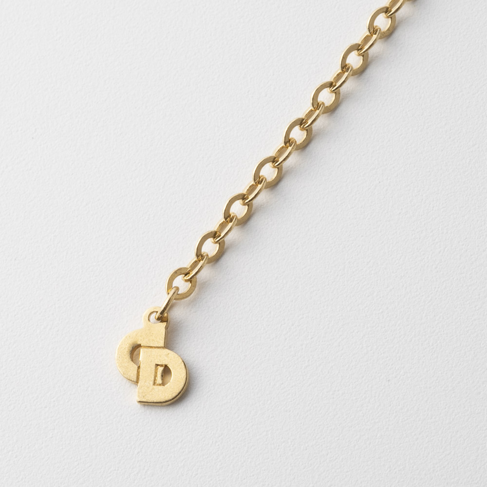 ヴィンテージ・中古】ディオール DIOR CDロゴ立体ネックレス【FITHOUSE 