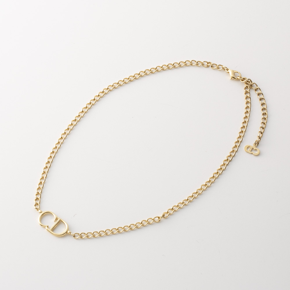 【ヴィンテージ・中古】ディオール DIOR CDロゴ大ネックレス【FITHOUSE ONLINE SHOP】