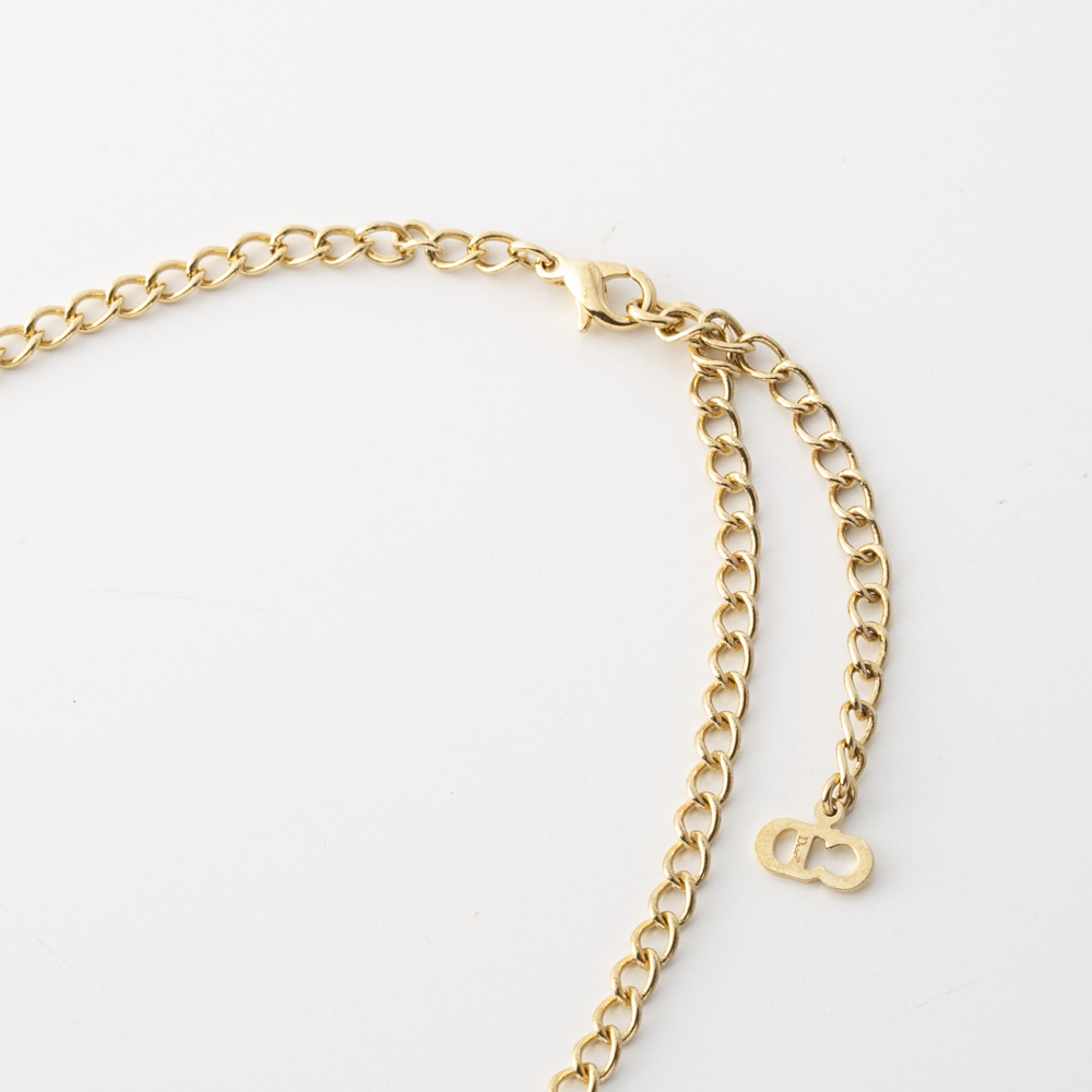 【ヴィンテージ・中古】ディオール DIOR CDロゴ大ネックレス【FITHOUSE ONLINE SHOP】