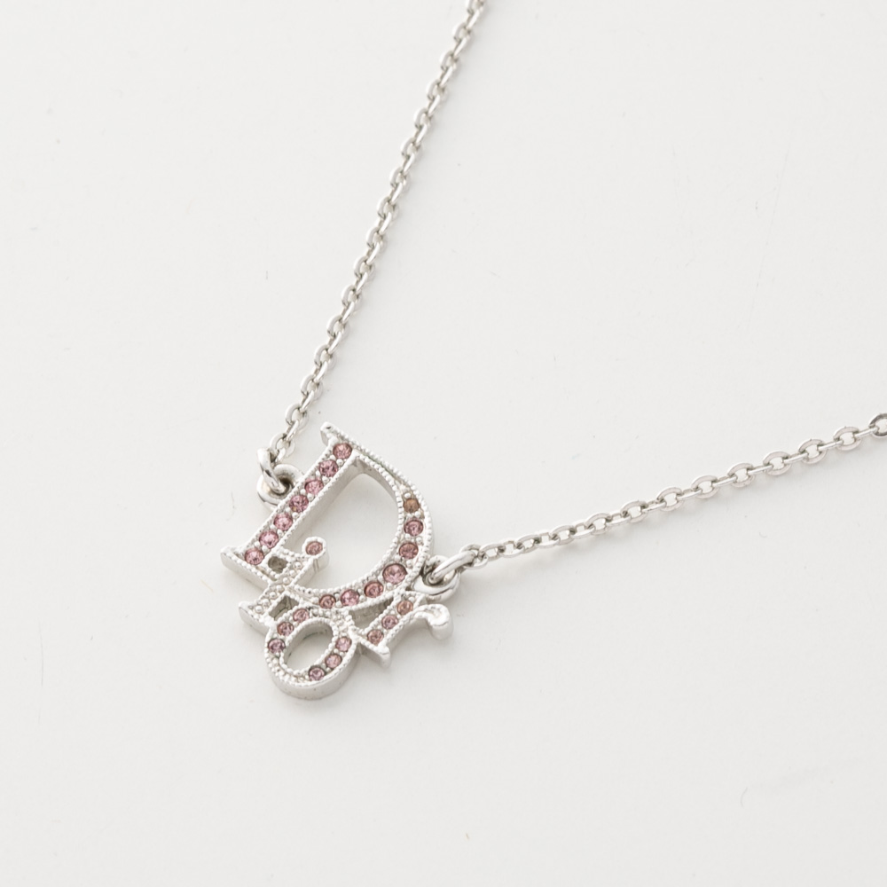 【ヴィンテージ・中古】ディオール DIOR ロゴストーンネックレス 【FITHOUSE ONLINE SHOP】