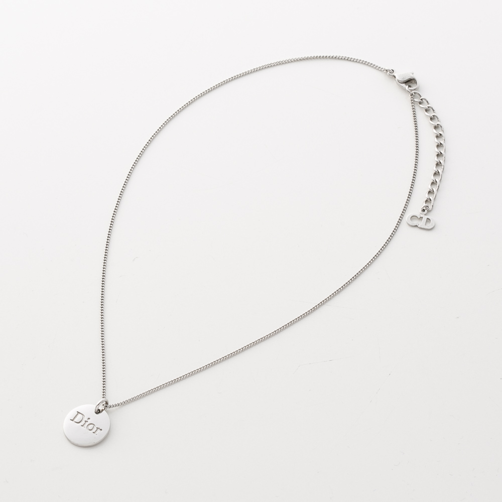 【ヴィンテージ・中古】ディオール DIOR 円盤ロゴネックレス【FITHOUSE ONLINE SHOP】