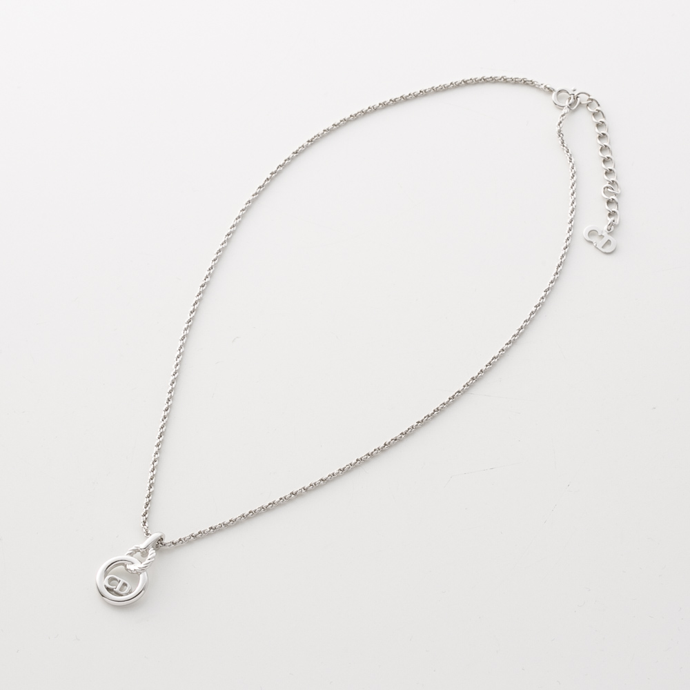 【ヴィンテージ・中古】ディオール DIOR 丸CDロゴリースネックレス【FITHOUSE ONLINE SHOP】