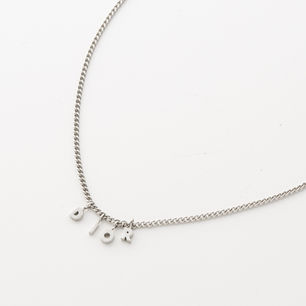 【ヴィンテージ・中古】ディオール DIOR ミニロゴネックレス【FITHOUSE ONLINE SHOP】