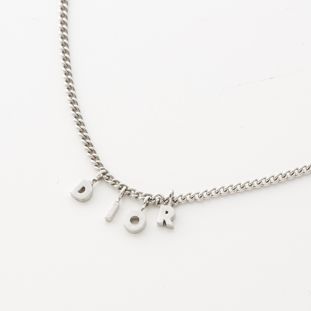 【ヴィンテージ・中古】ディオール DIOR ミニロゴネックレス【FITHOUSE ONLINE SHOP】