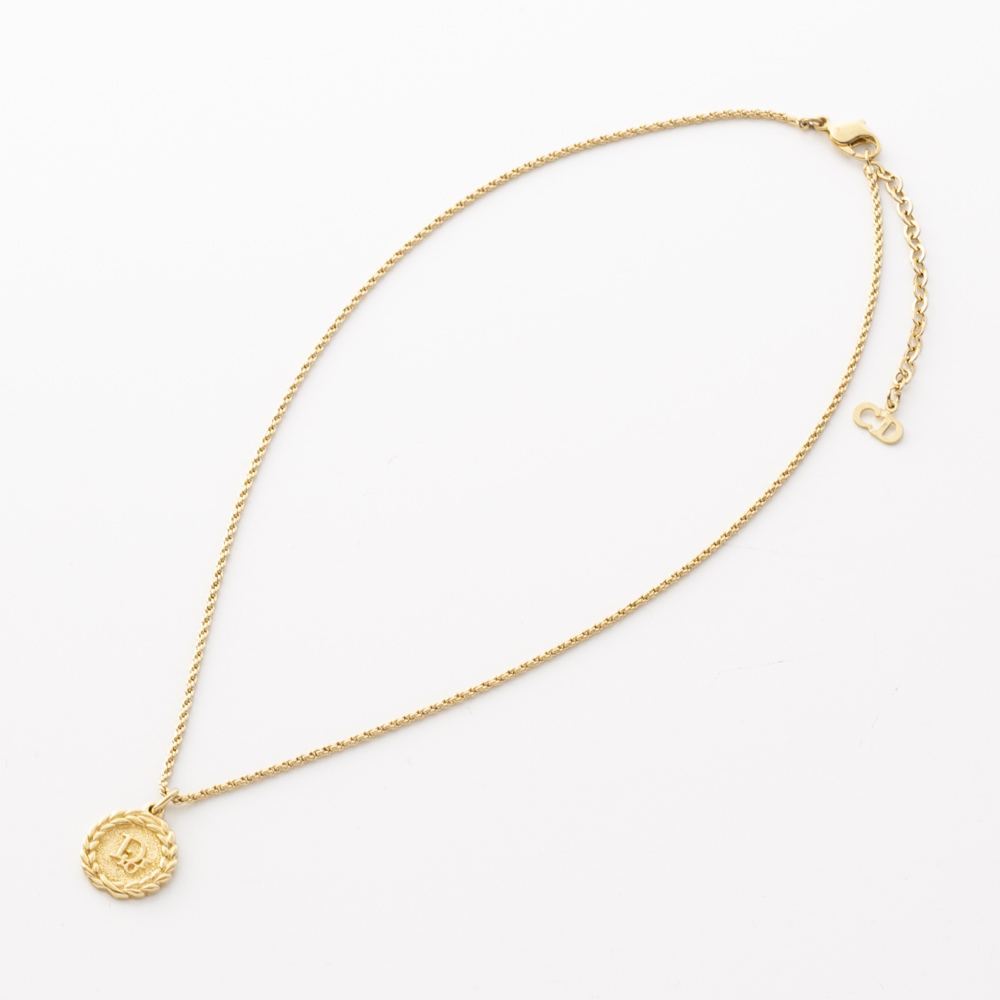 【ヴィンテージ・中古】ディオール DIOR サークルリースネックレス【FITHOUSE ONLINE SHOP】