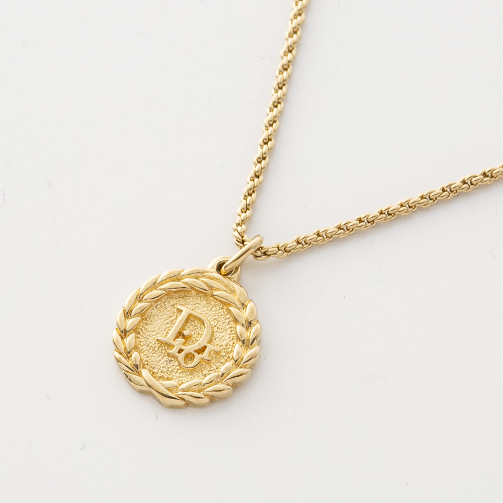 【ヴィンテージ・中古】ディオール DIOR サークルリースネックレス【FITHOUSE ONLINE SHOP】