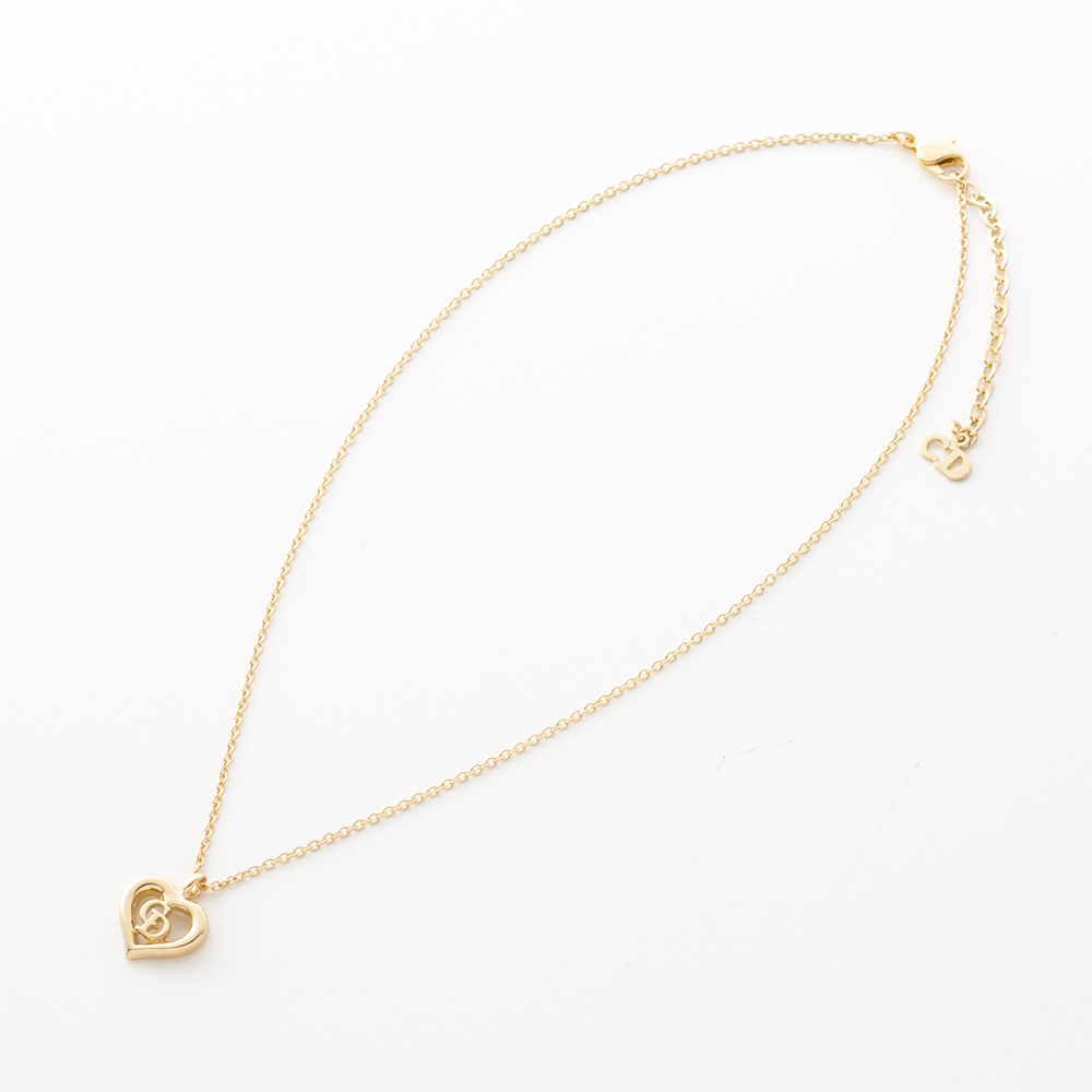 【ヴィンテージ・中古】ディオール DIOR ハートCDロゴネックレス【FITHOUSE ONLINE SHOP】