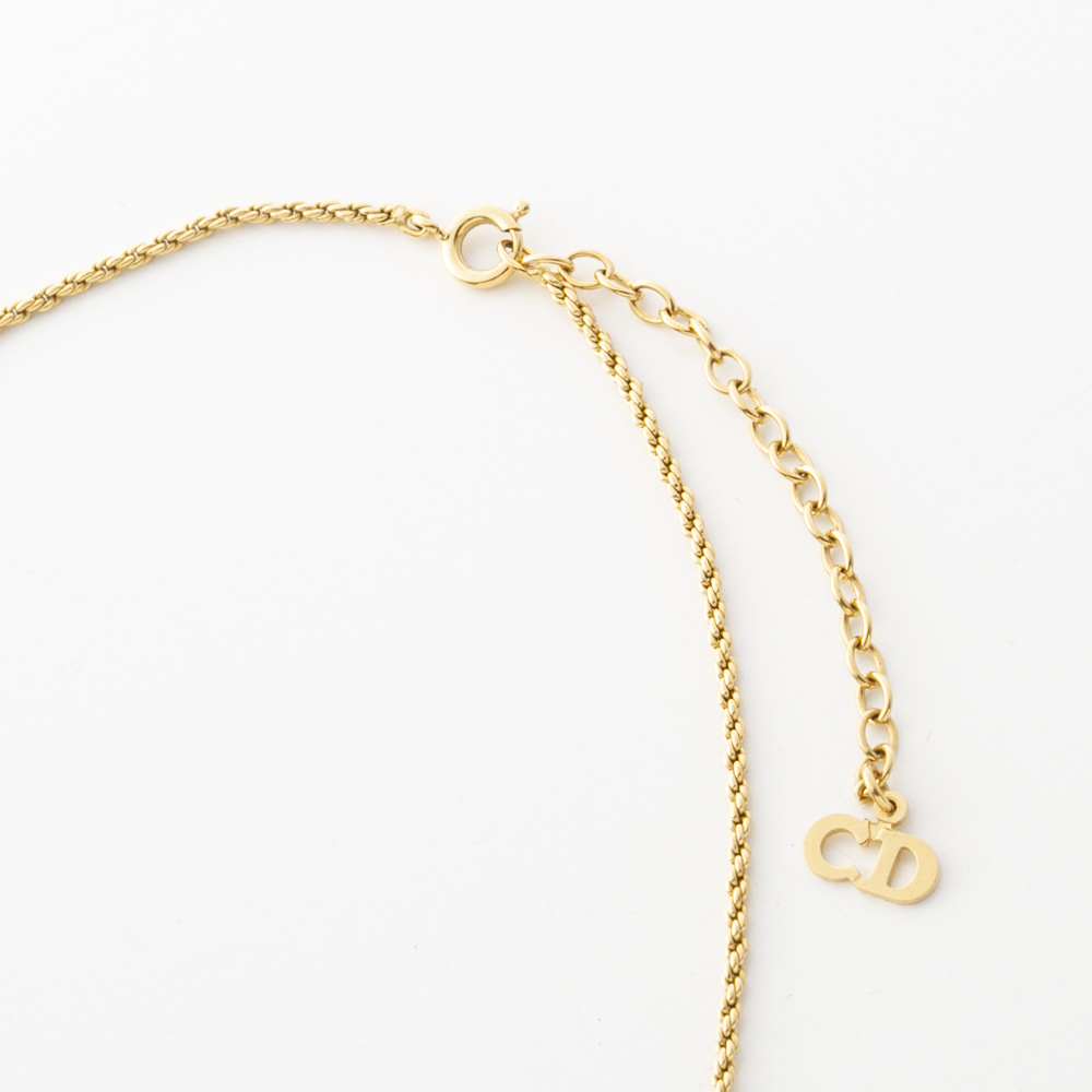 【ヴィンテージ・中古】ディオール DIOR CDロゴリースネックレス【FITHOUSE ONLINE SHOP】