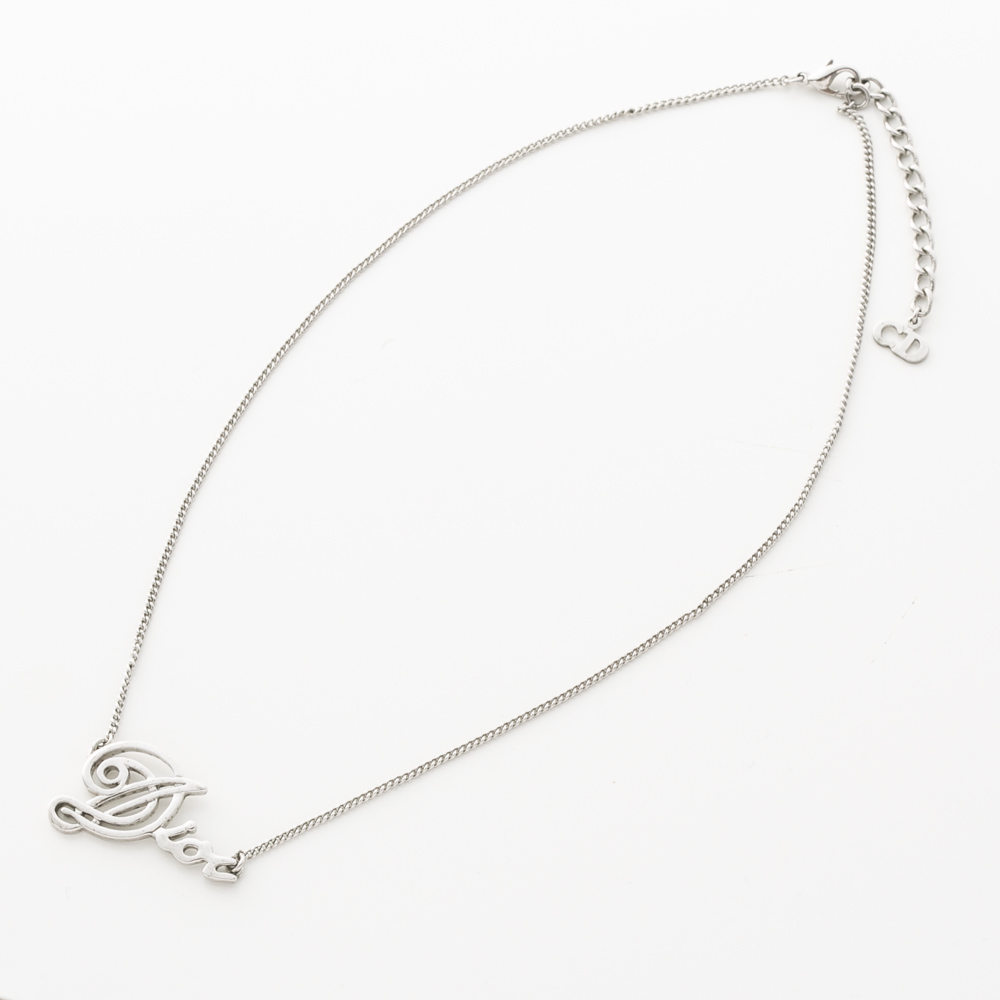 【ヴィンテージ・中古】ディオール DIOR ミニロゴネックレス【FITHOUSE ONLINE SHOP】