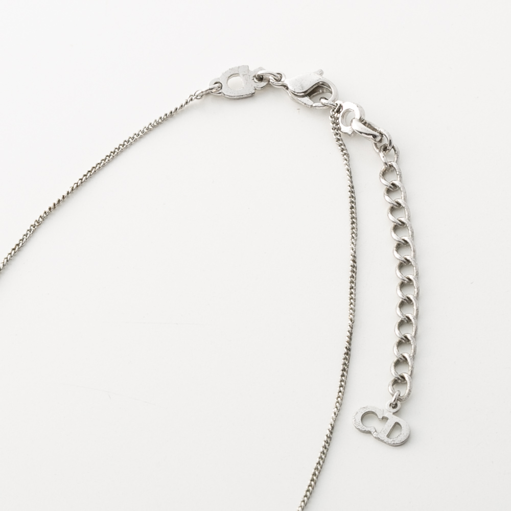 【ヴィンテージ・中古】ディオール DIOR ラインストーンプレートネックレス【FITHOUSE ONLINE SHOP】