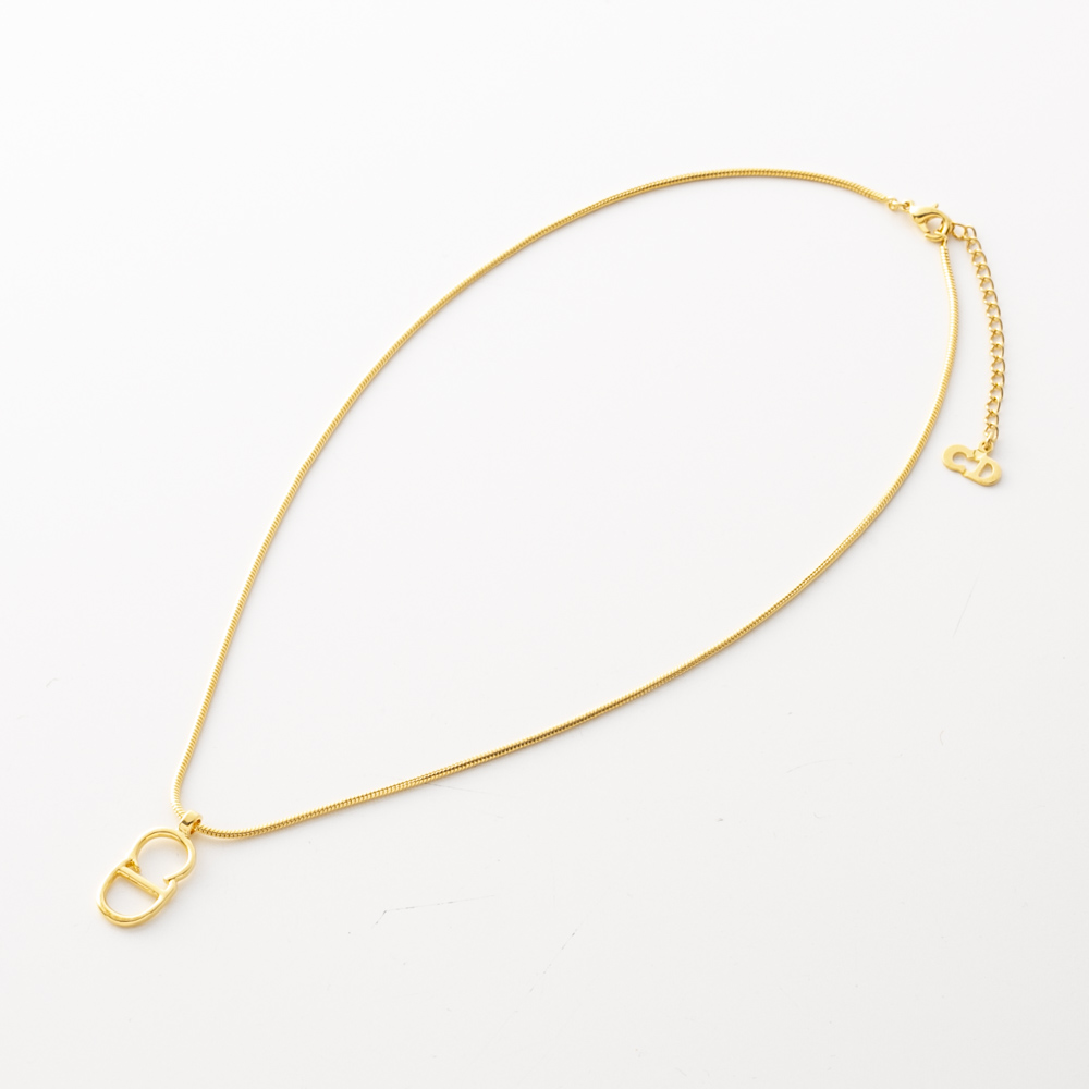 【ヴィンテージ・中古】ディオール DIOR CDロゴネックレス【FITHOUSE ONLINE SHOP】