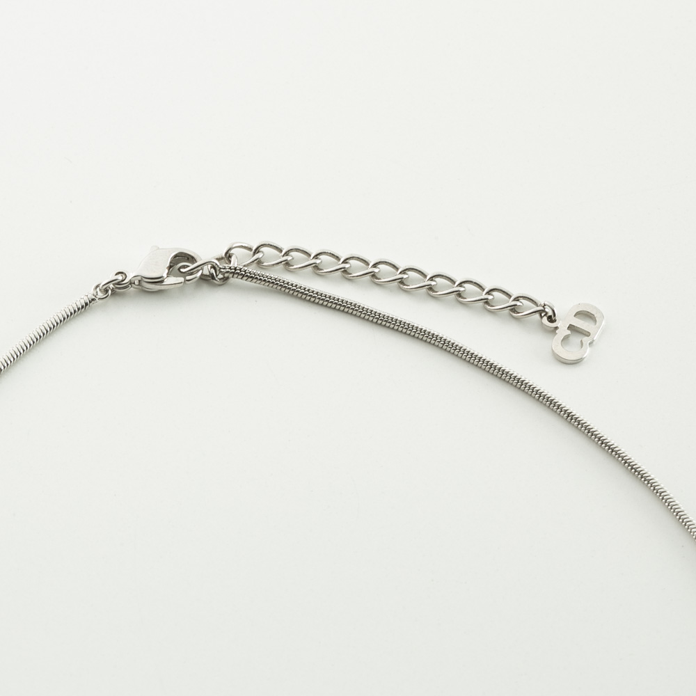 【ヴィンテージ・中古】ディオール DIOR ロゴプレートネックレス【FITHOUSE ONLINE SHOP】