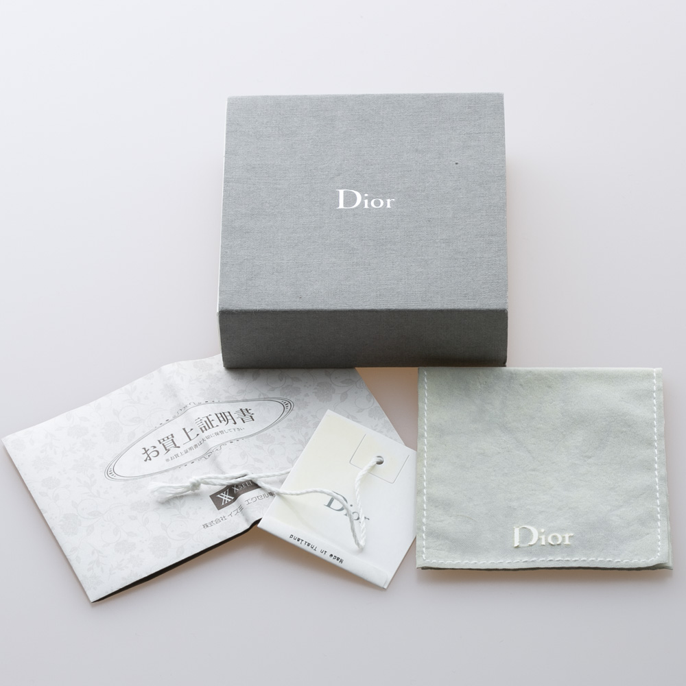 【ヴィンテージ・中古】ディオール DIOR ハートDラインストーン3粒ブレスレット【FITHOUSE ONLINE SHOP】