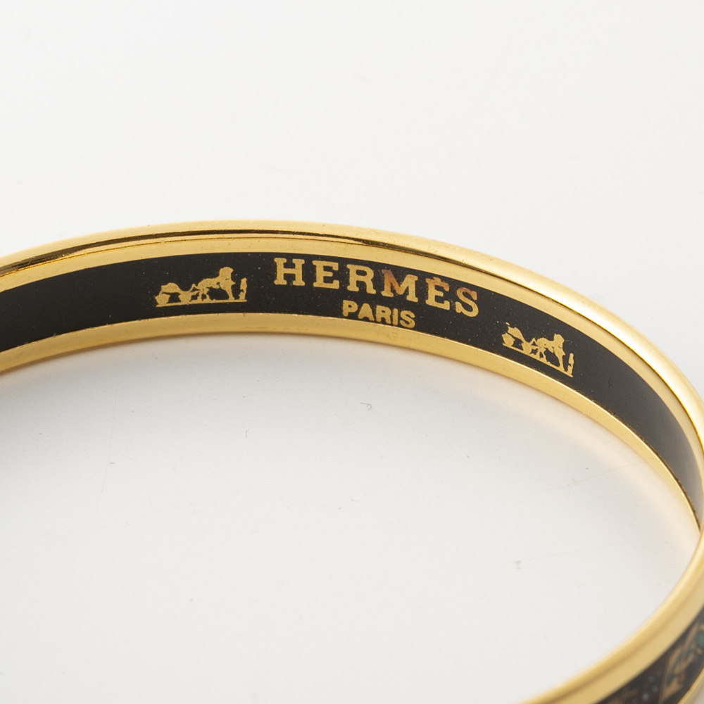 【ヴィンテージ・中古】エルメス HERMES バングル エマイユ PM【FITHOUSE ONLINE SHOP】