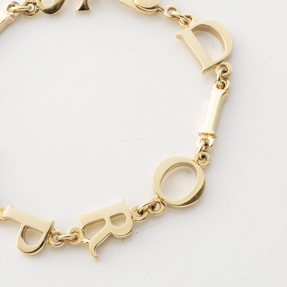 【ヴィンテージ・中古】ディオール DIOR PARIS ロゴブレスレット【FITHOUSE ONLINE SHOP】
