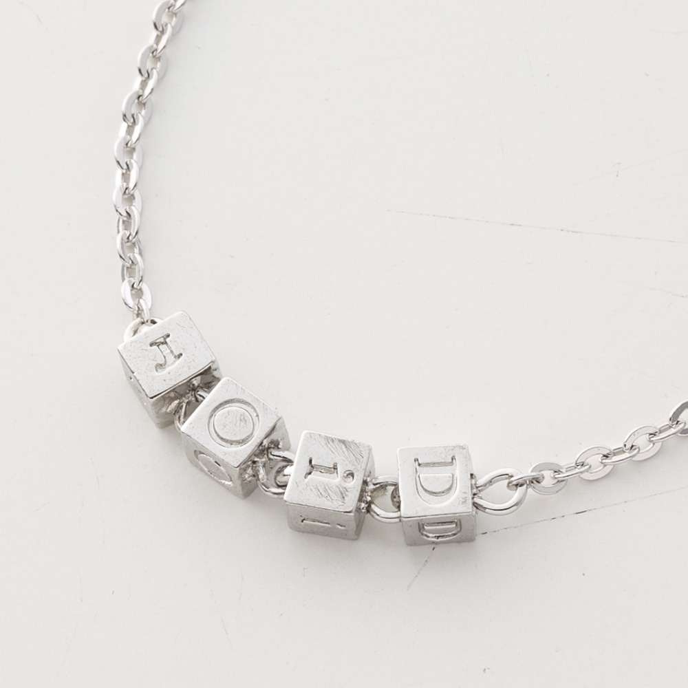【ヴィンテージ・中古】ディオール DIOR キューブロゴブレスレット【FITHOUSE ONLINE SHOP】
