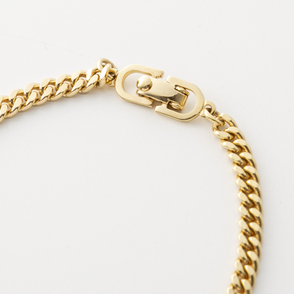 【ヴィンテージ・中古】ディオール DIOR CDオーバルラインストーンブレスレット【FITHOUSE ONLINE SHOP】