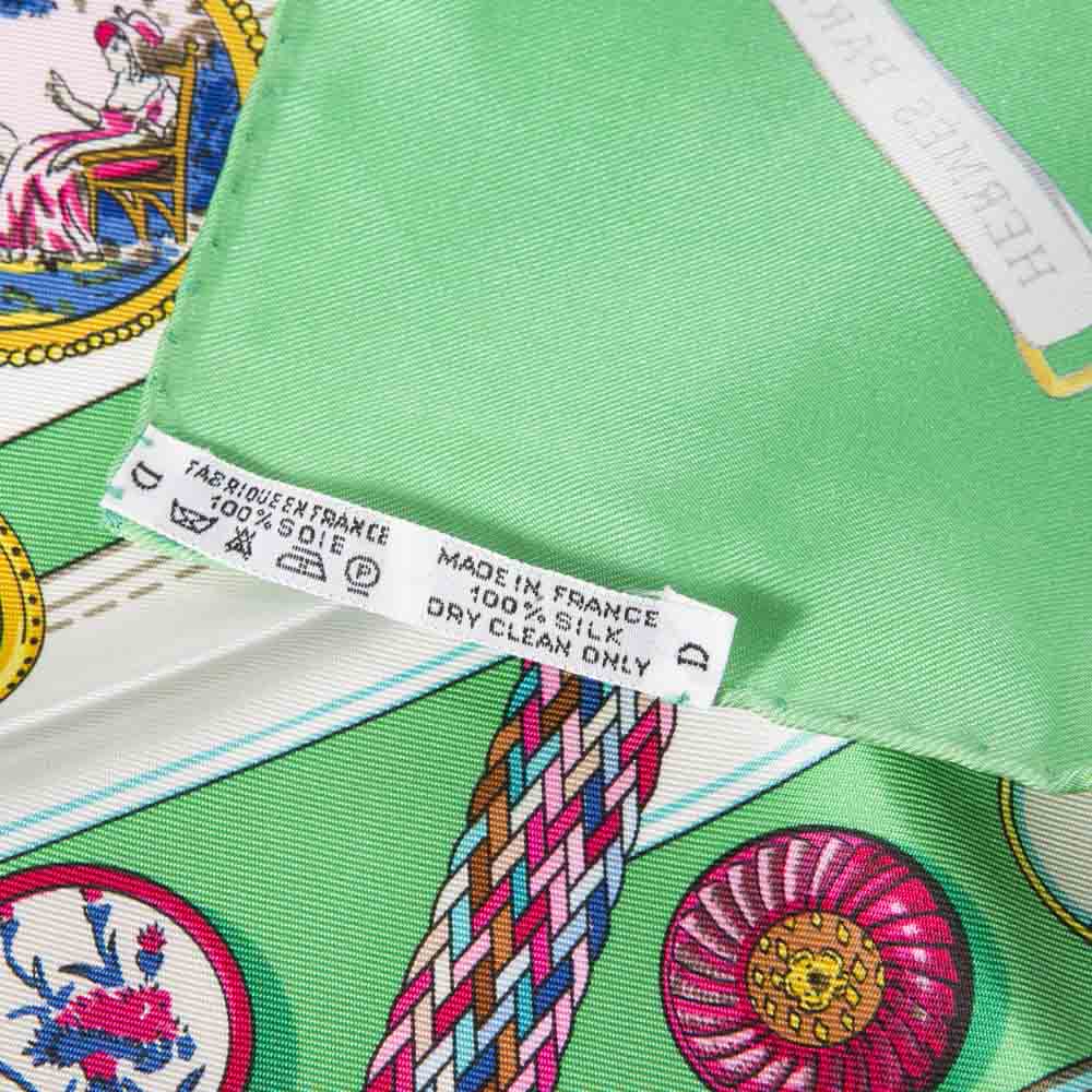 ヴィンテージ・中古】エルメス HERMES カレ90 シルクスカーフ Petite