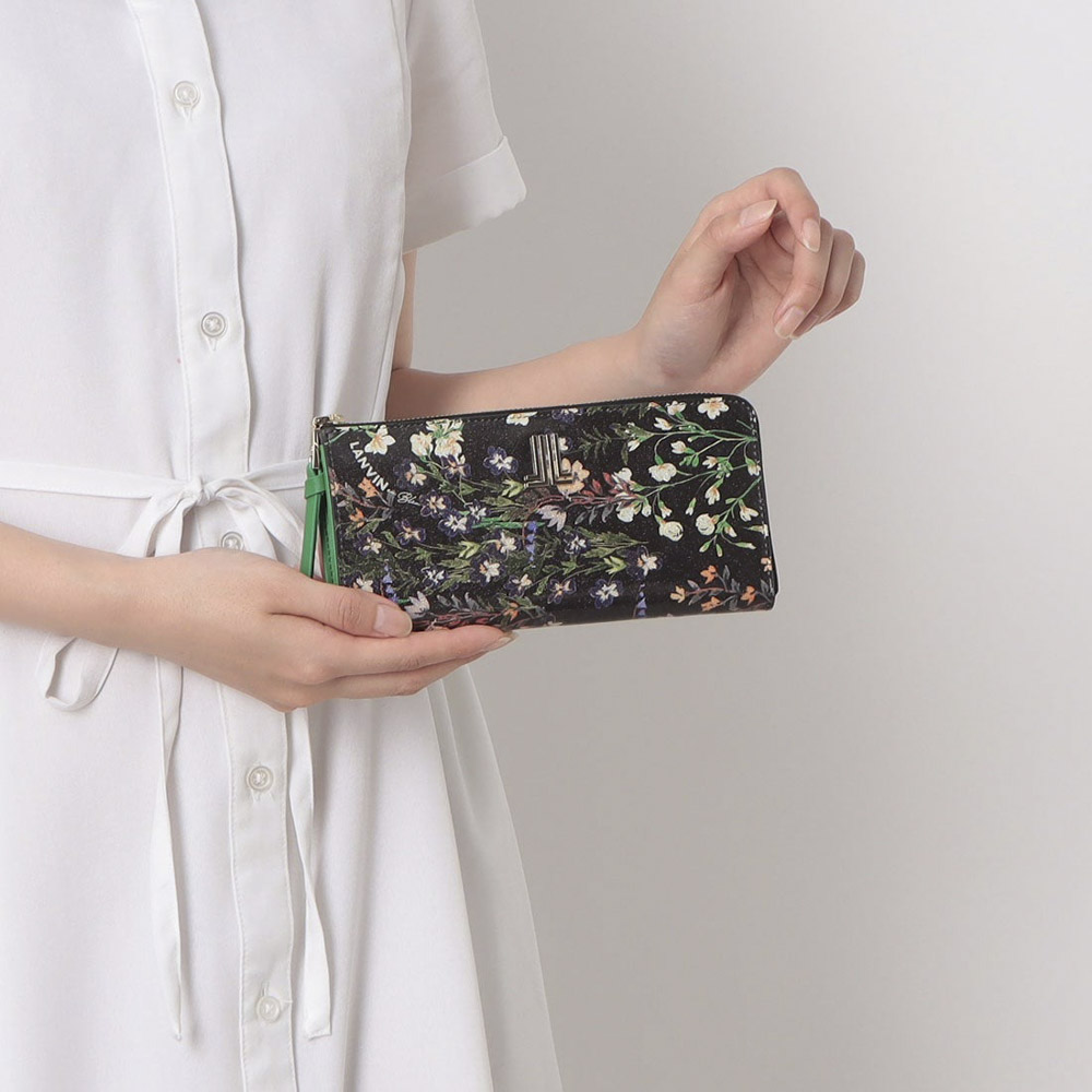 ランバンオンブルー LANVIN en Bleu 長財布 シャンペトル Ｌファスナー 484710【FITHOUSE ONLINE SHOP】