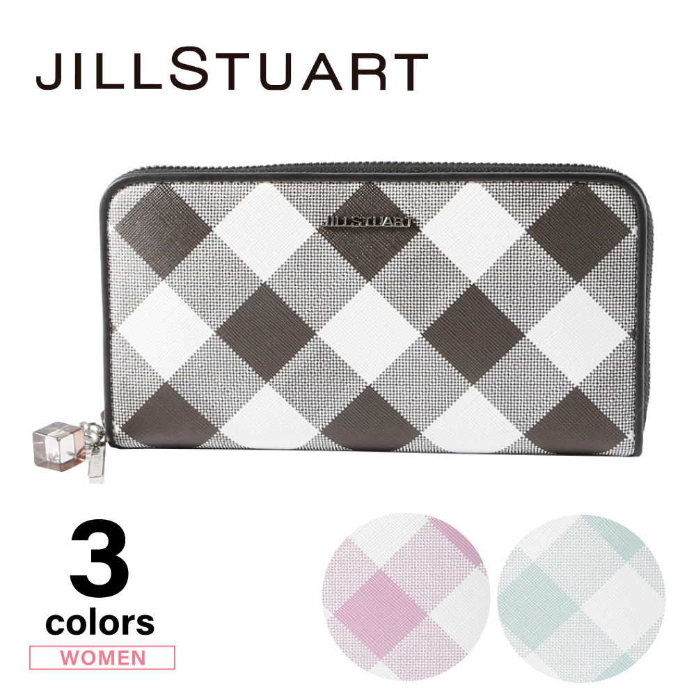 JILLSTUART 【新品】  ディベロップ 口金折り財布 グリーン チェック