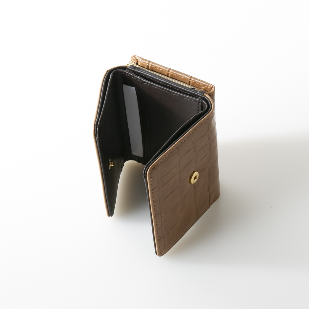 アングリッド Unglid 折財布 マッドクロガマ口WALLET UNG-50550 ...
