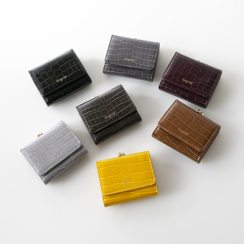 アングリッド Unglid 折財布 シャイニークロコがま口財布 UNG-51310【FITHOUSE ONLINE SHOP】