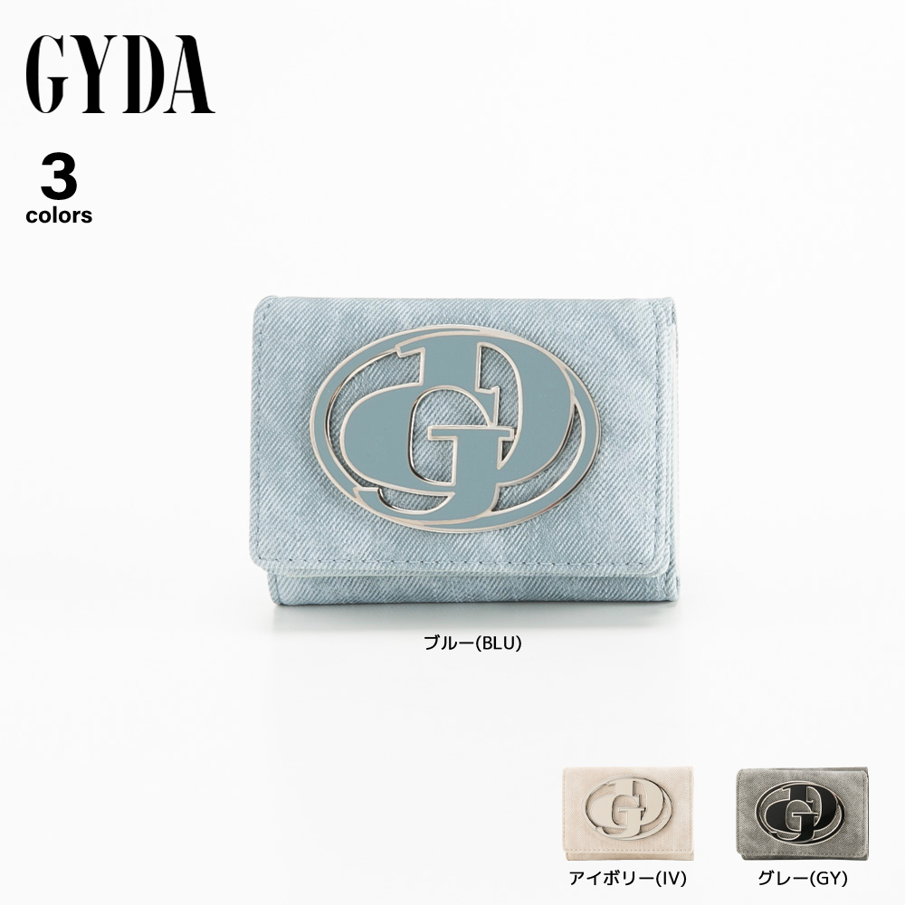 ジェイダ GYDA マイクロミニ財布 三つ折り財布 GY-W423 ビッグロゴメタル【FITHOUSE ONLINE SHOP】