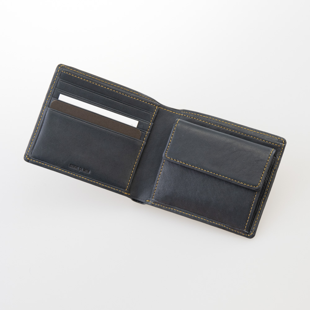 コムサメン COMME CA MEN 折財布 ラミ WCM6743O 86 43A ネイビー【FITHOUSE ONLINE SHOP】