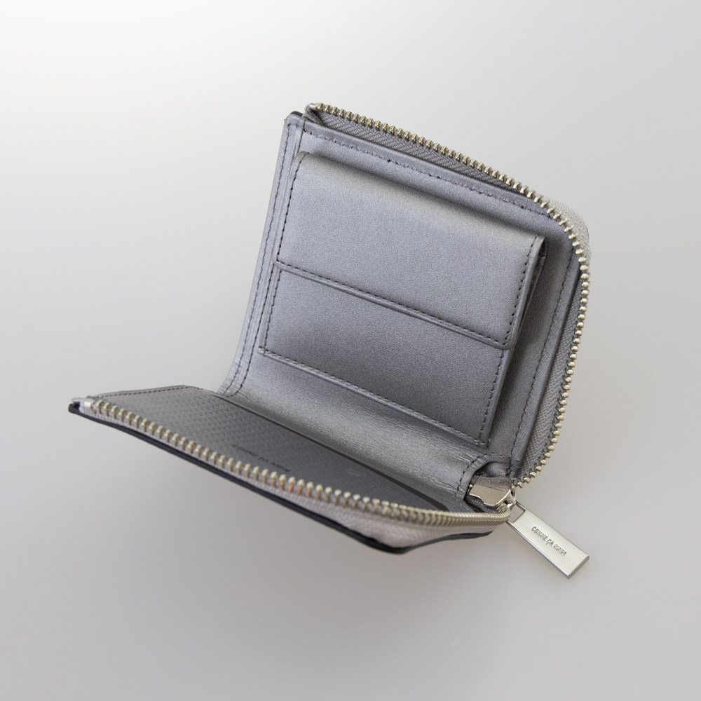 コムサメン COMME CA MEN 折財布 ブロック WCM6835 00 O 81 シルバー【FITHOUSE ONLINE SHOP】